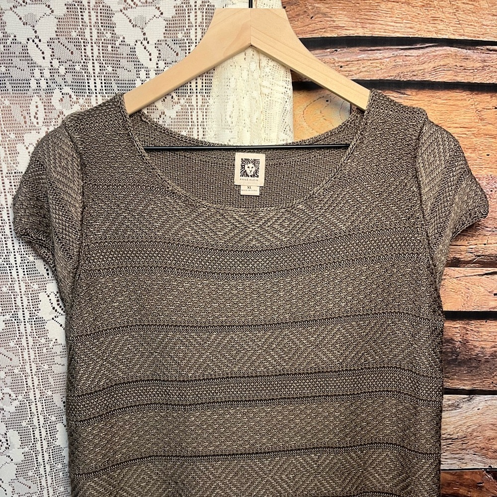 Anne Klein Gold and Brown Dress - Picture 4 of 14